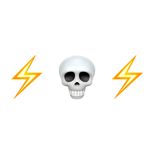 ⚡💀⚡ Emoji Domain iOS rendering